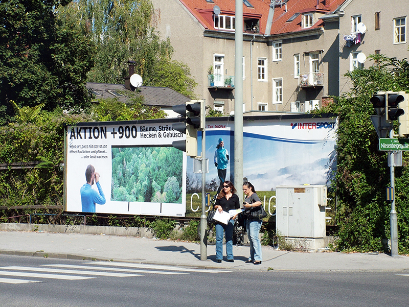 eine Plakatwand0